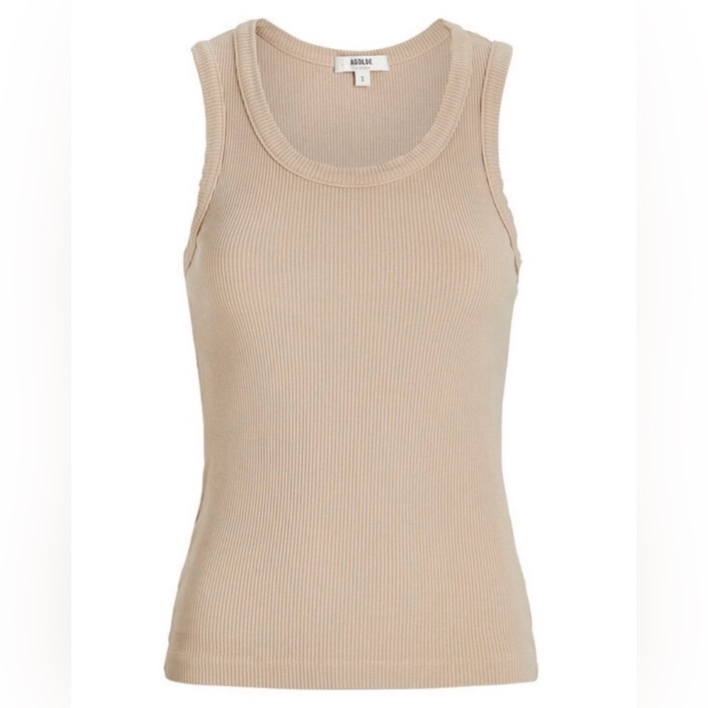 Agolde Poppy Tank Ribbed  XS  Donut